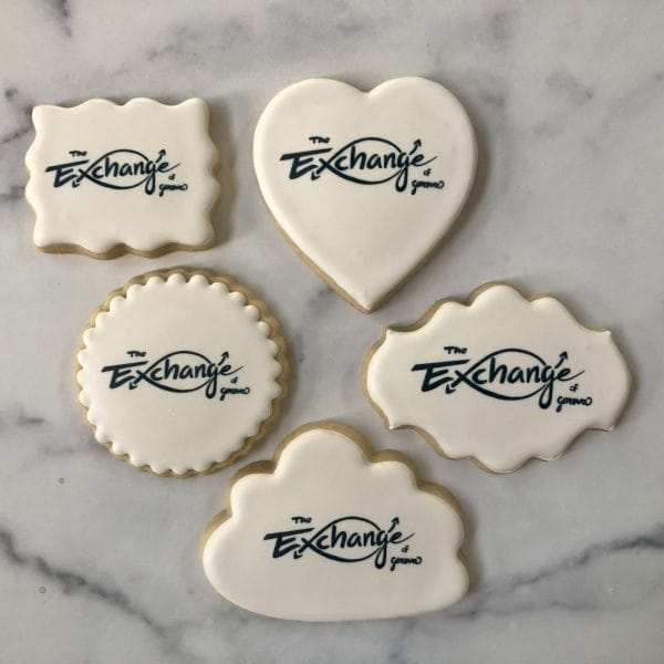 custom logo cookies