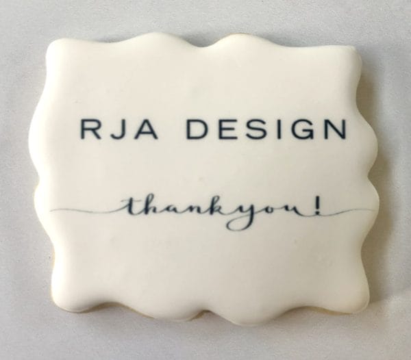 custom logo cookies