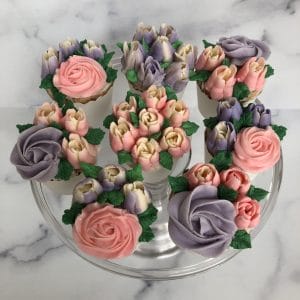 Buttercream Floral Cupcakes