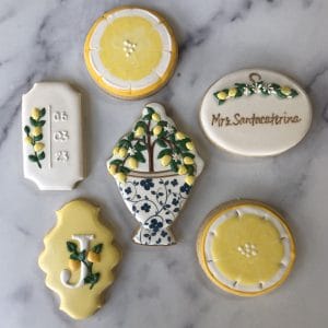 Amalfi Coast Bridal Shower Cookies
