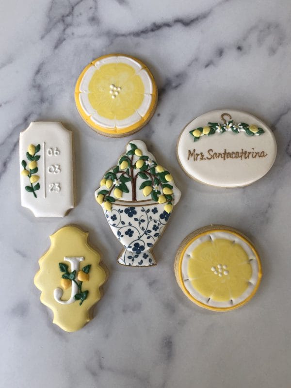 Amalfi Coast Bridal Shower Cookies