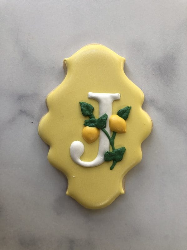 Amalfi Coast Lemon Theme Bridal Shower Cookies - Image 6